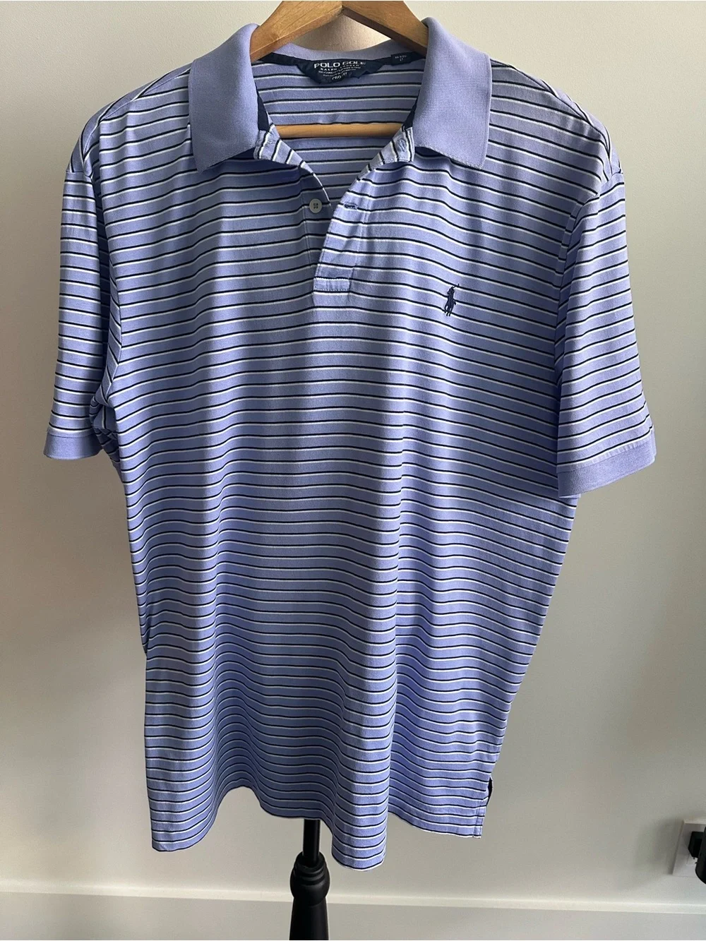 Polo Golf Ralph Lauren Pro Fit Striped Polo Shirt Men’s Size 27 100% Pima Cotton